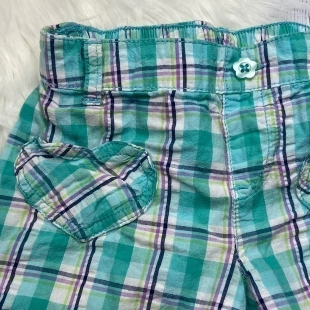 Jumping Beans Plaid Shorts Girls Size 5